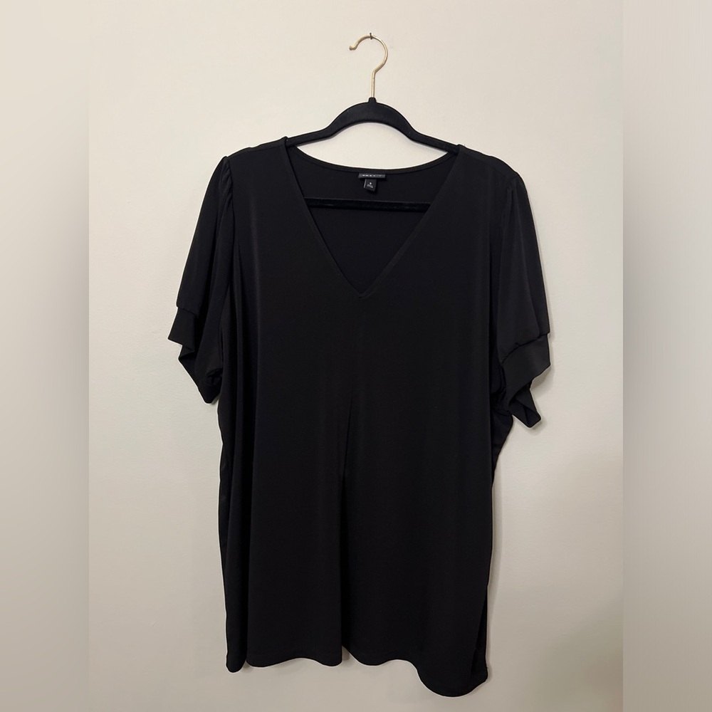 Torrid V-Neck Top Black‎ Women Size 3X